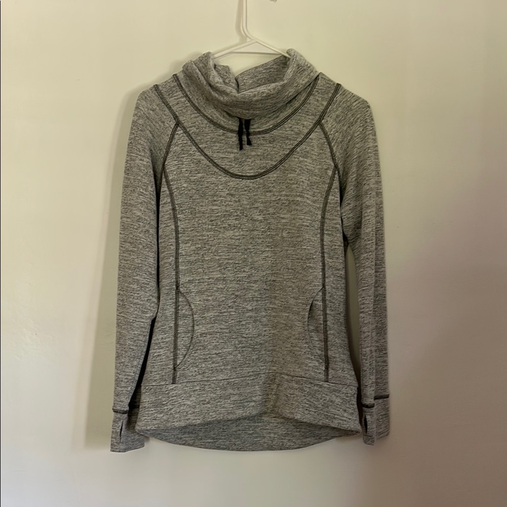Kuhl Women's Heather Gray Cowl Neck Sweater